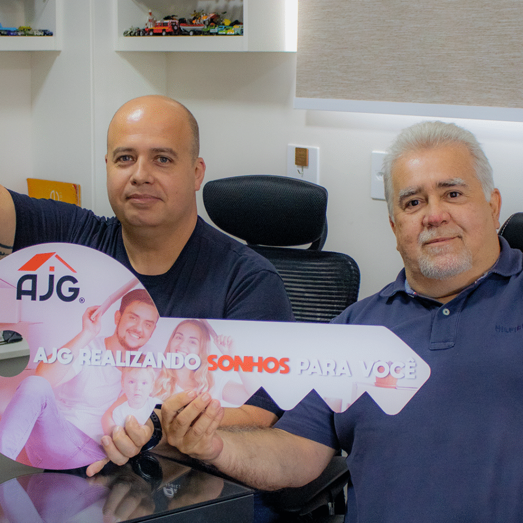 Fundadores da AJG Imobiliária